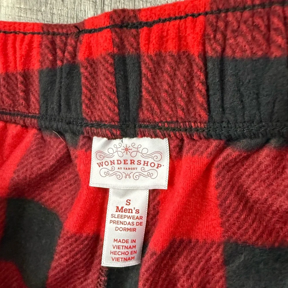 Wondershop Mens Red/Black Checker Pants‎
